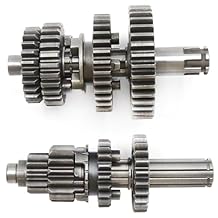 Motorcycle Transmission Gear Box Shaft Main Counter Parts, Replacement for YX110 YX125 YX 110cc 125cc Engine Motorcycle Pit Dirt Motor Bike Dirtbike