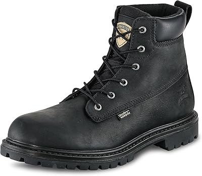 Irish Setter, Hopkins, Mens, 6, Waterproof, Aluminum Safety Toe, Work Boot